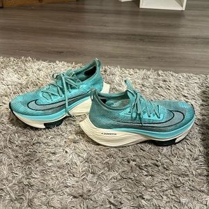 Nike Air Zoom Alphafly Next% Turquoise Womans 9.5